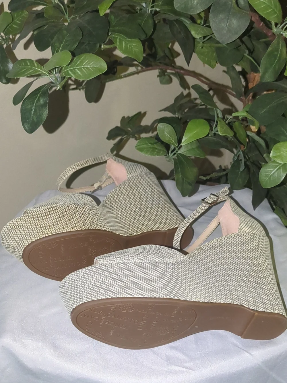 Vince Camuto Platform Ankle-Strap Sandals- Never Worn